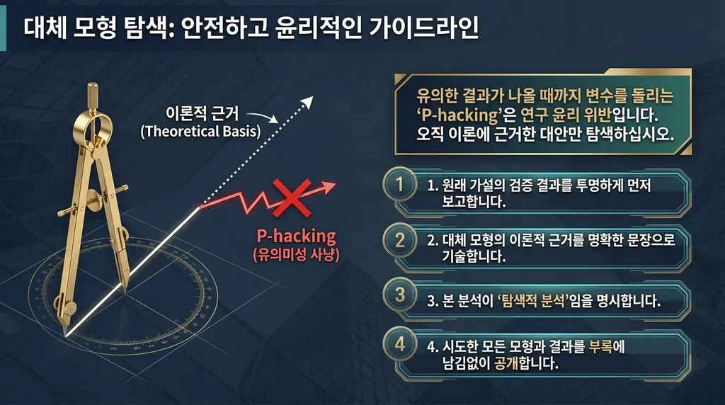 조절된 매개효과가 유의하지 않은 경우, 가설 기각이면 논문이 끝일까? 해석과 대응 5단계는? 7 조절된 매개효과가 유의하지 않은 경우, 가설 기각이면 논문이 끝일까? 해석과 대응 5단계는?